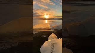 POV: You Found Paradise 🌅✨ | Diamond Beach Iceland #shorts