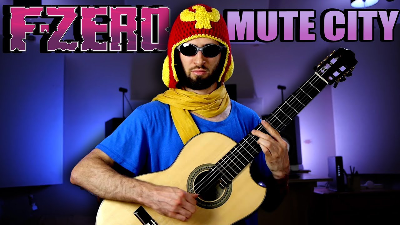 Captain Falcon plays MUTE CITY from F-ZERO on classical guitar