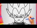 Come Disegnare Vegeta Super Saiyan Blue