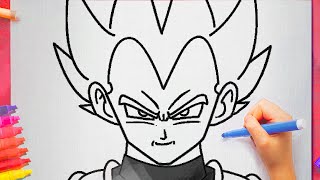 Come Disegnare Vegeta Super Saiyan Blue