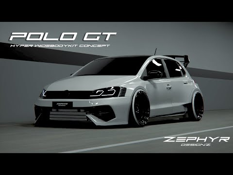 VW POLO Hyper Widebody Concept by Zephyr Designz | 4K