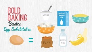 Egg Substitutes for Baking Recipes (Vegan & Vegetarian Baking) Gemma's Bold Baking Basics Ep6
