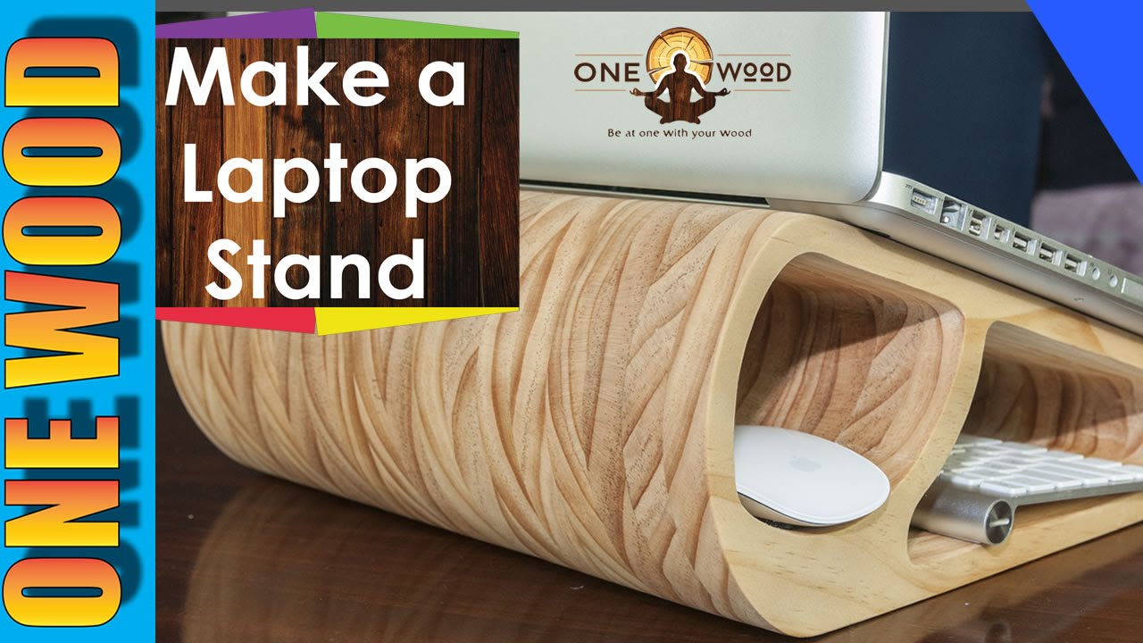Woodworking project Make a Wooden Laptop Stand and learn 