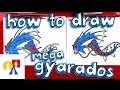 How To Draw Mega Gyarados Pokemon
