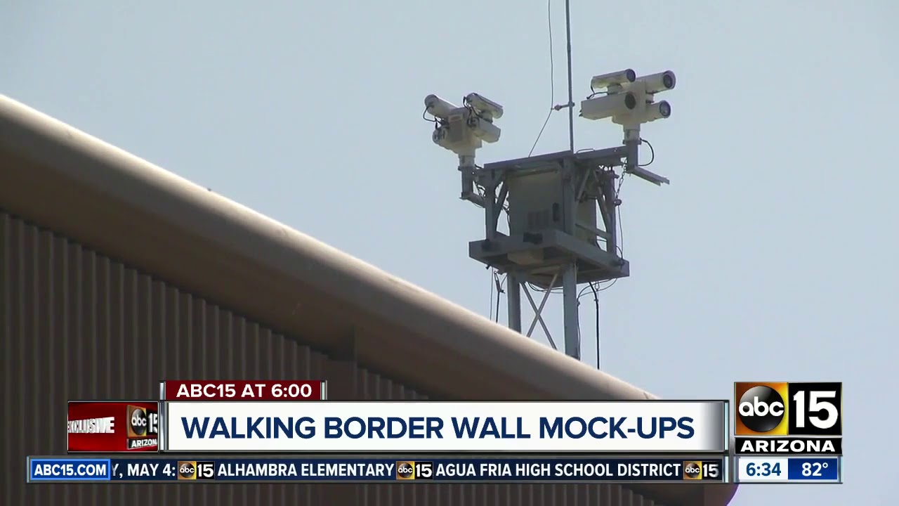 US Border Patrol agents react to President Trump's border wall ...