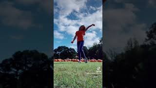 Tiktok- dance in the pumpkin patch🎃