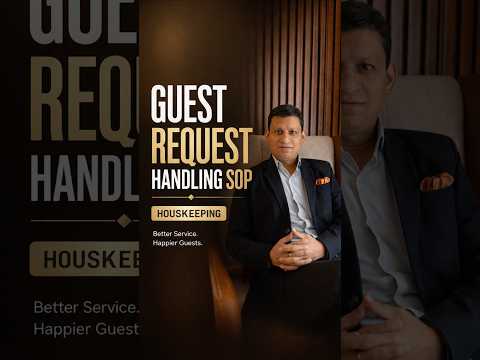 How to Handle Guest Requests in Hotel Housekeeping | Housekeeping Training.