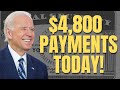 $4,800 Payments Today For Social Security Beneficiaries | Social Security, SSI, SSDI Payments
