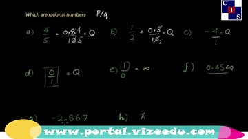 2.1.3: Problem 1  Introduction to Rational Numbers, Real and Complex Numbers, Math Punjab Level-9