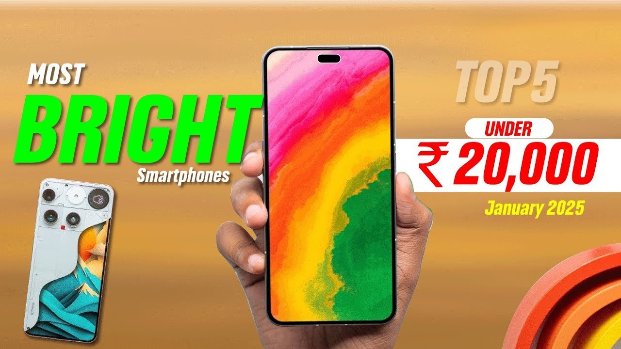Most Bright Display Phone under 20000 in india November 2025