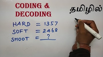 Coding & Decoding IN TAMIL | TNPSC GROUP 2 | Aptitude & Reasoning  | TNPSC | GROUP 2 | Reasoning