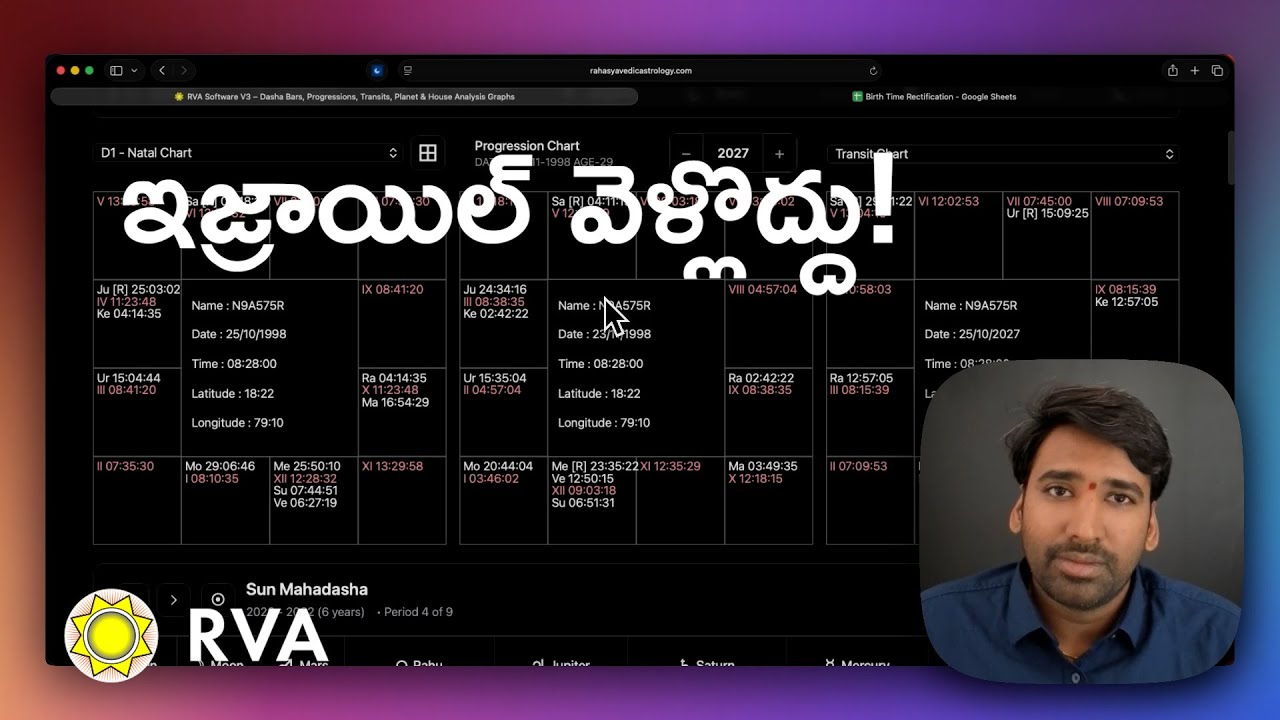 Sun Mahadasha for Scorpio Ascendant, Jyeshta Nakshatra | Learn Astrology in Telugu