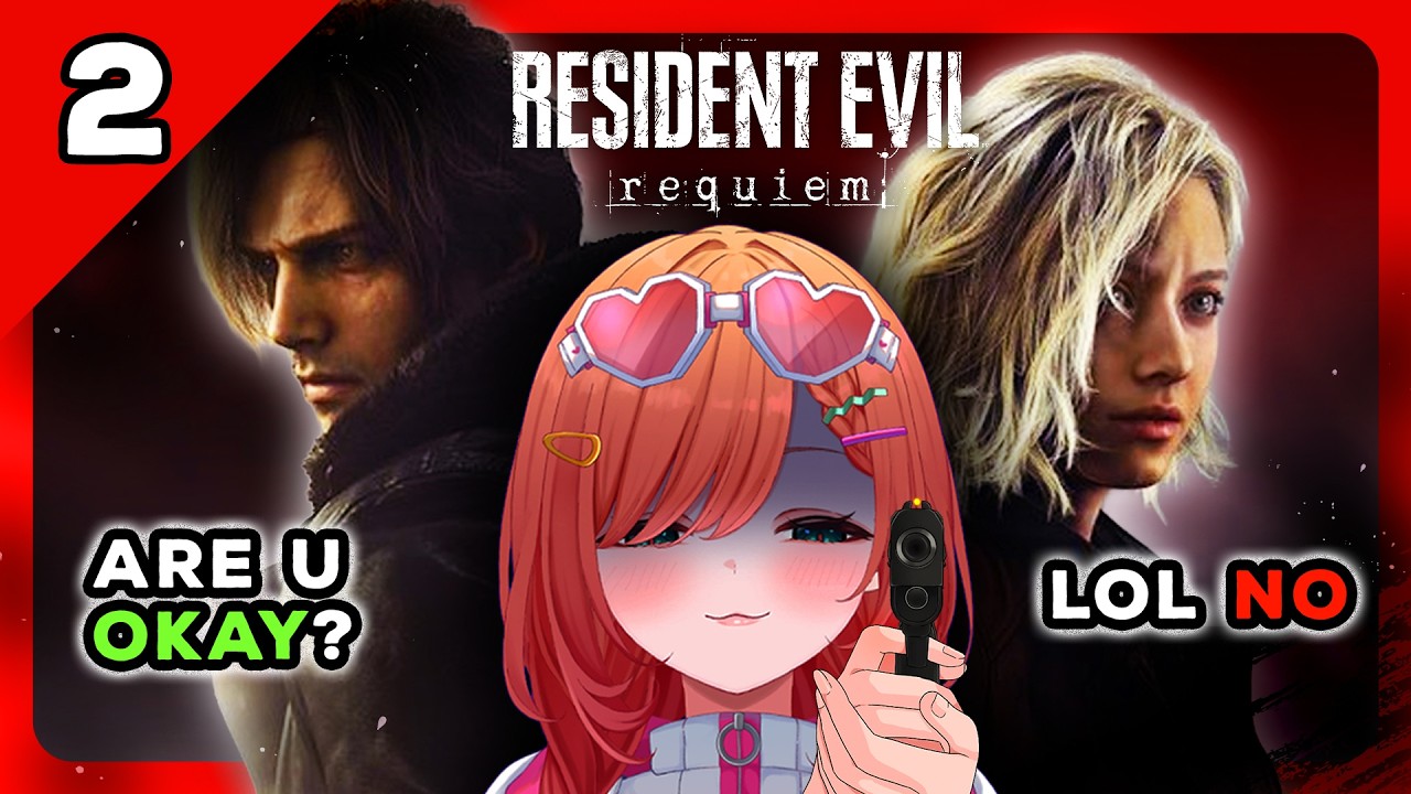 pathetic loser somehow survives her first RE game! | EP. 2 (Resident Evil Requiem)
