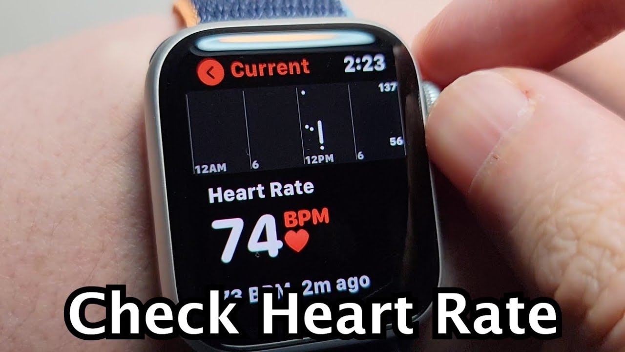 Apple Watch How to Check Heart Rate - YouTube