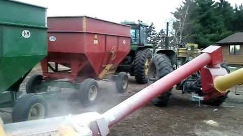 Unloading Corn into Westfield auger