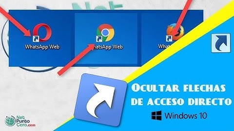 Como quitar flechas de acceso directo | Truco para Windows ✔️