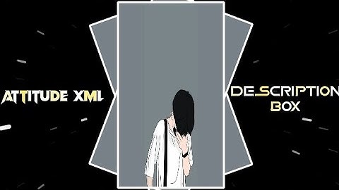 New Trend Attitude Xml Alight Motion! New Xml File arafatedit#am_editors_bd #xml