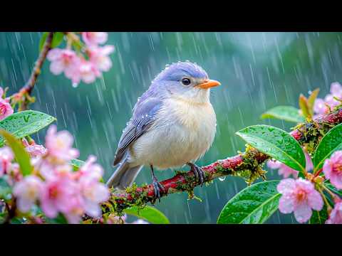 Peaceful Birds in the Spring Rain🌧️ Refresh Your Spirit, Clear Your Thoughts & Feel Restored🍃