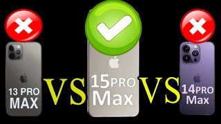 Iphone 13 Pro Max vs Iphone 14 Pro Max vs Iphone 15 Pro Max | Plx Faizan