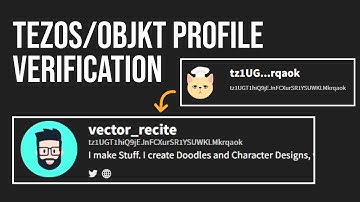 How to setup OBJKT Profile | Tezos TzKT Profile Verificaion