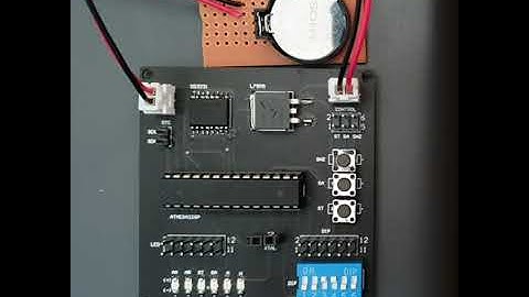 Alarm clock using ATMega328P