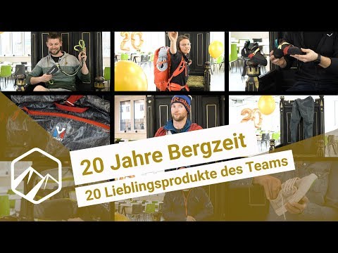 20 Jahre Bergzeit! 20 Lieblingsprodukte des Bergzeit Teams!