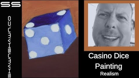 How to paint Casino Dice in Acrylic
