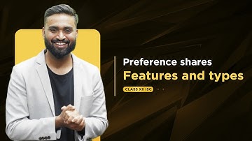 Preference shares - features and types | ISC | CLASS 12 | COMMERCE | #mostimportantquestions