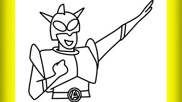 How To Draw Action Kamen From Shinchain /Drawing Creation/