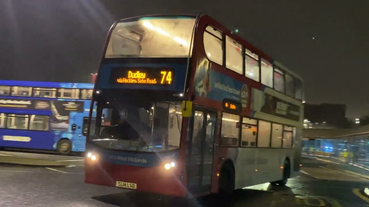 National Express West Midlands Enviro 400 4950 Bus Route 74 Dudley