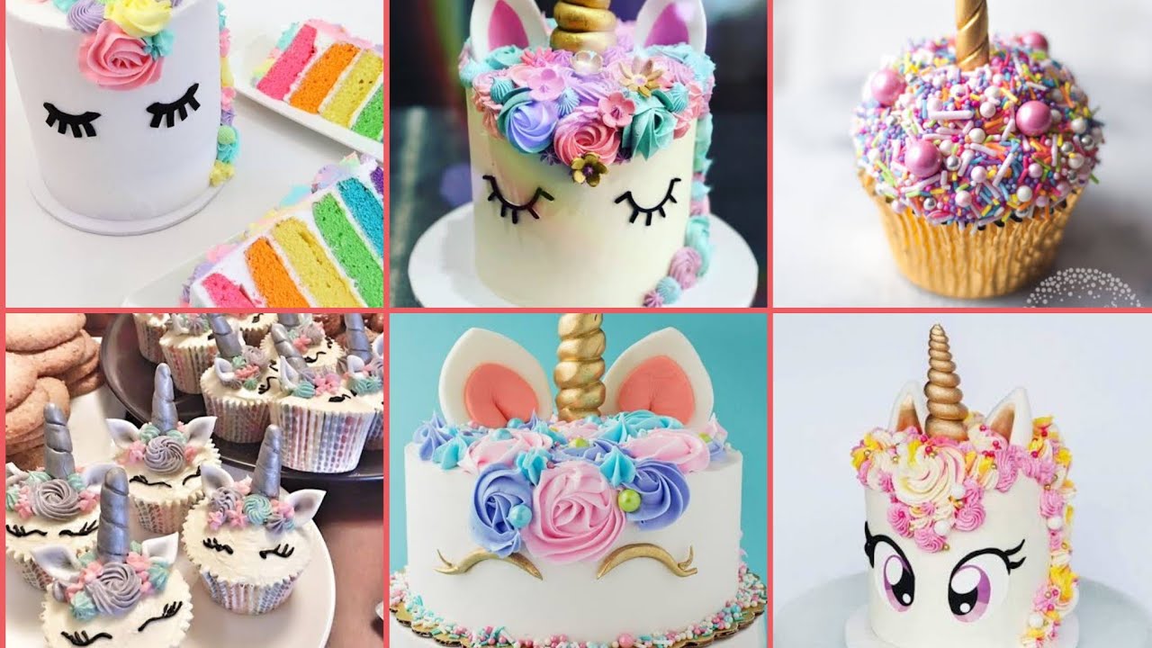 Unicorn cake ideas 2021 / New year unicorn cake design / Unicorn cupcakes decoration /Unicorn Cakes