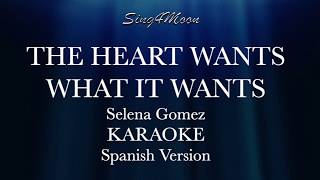 The heart wants what it spanish version (piano karaoke instrumental)
selena gomez
