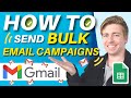 How to send bulk email campaigns in gmail  two methods google sheets mail merge