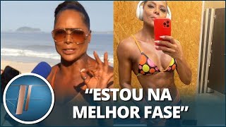 Aos 50 anos, Adriana Bombom fala sobre corpo: “A idade é só pequenos números”