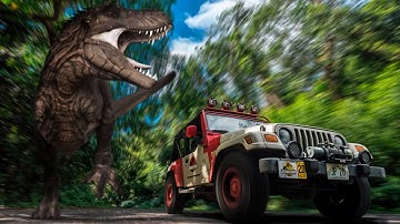 Recreating the Jurassic Park Jeep Chase Scene using Photoshop and VirtualRig Studio