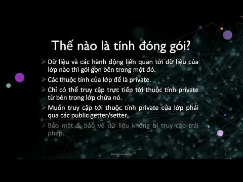 Video: Ví dụ, sự khác biệt giữa trừu tượng và đóng gói trong Java là gì?