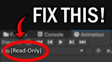 How To Fix READ-ONLY Animation Clips In Unity