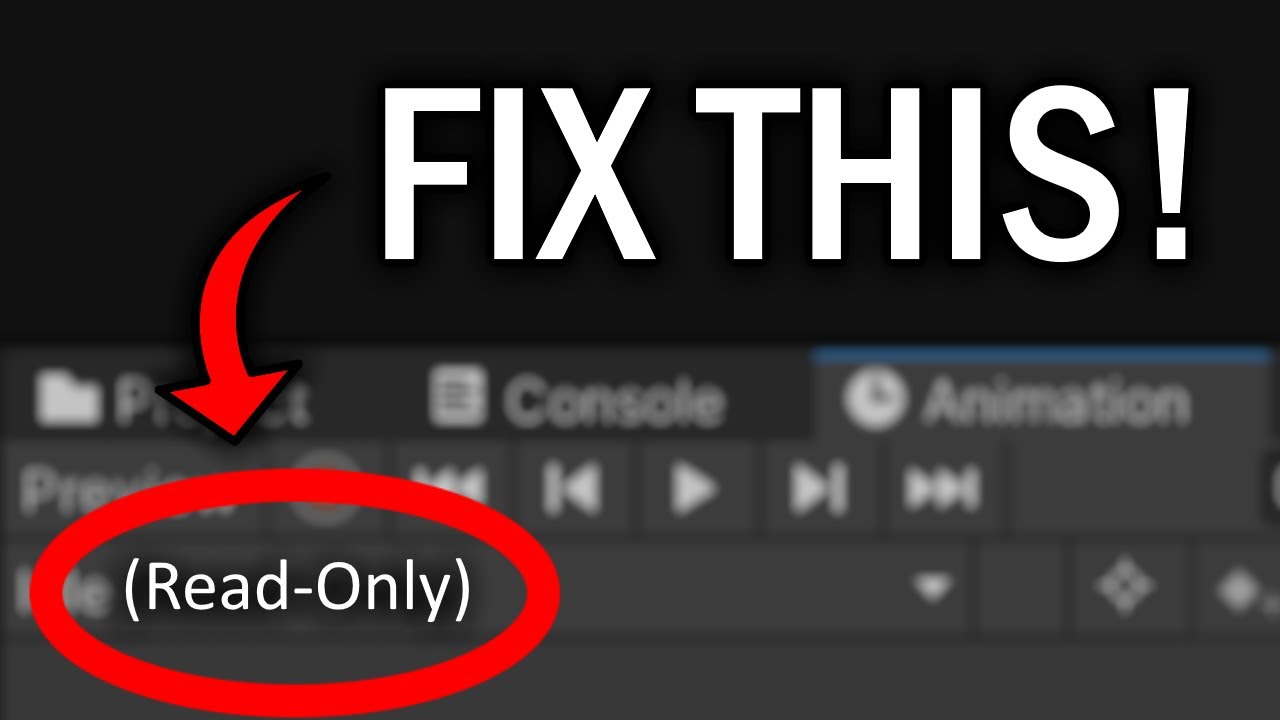 How To Fix READ-ONLY Animation Clips In Unity