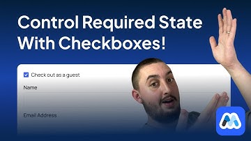Make Form Fields Required/Optional Based On Checkbox State! (Webflow)