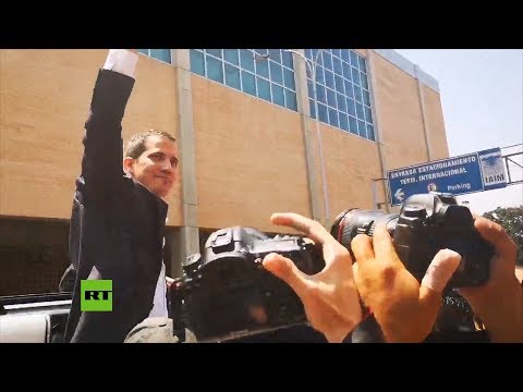 Guaidó regresa a Venezuela a través del aeropuerto de Maiquetía