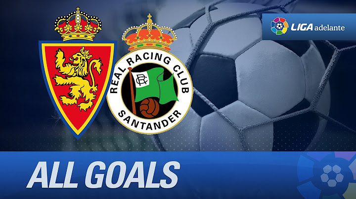 Todos los goles de Real Zaragoza (2-1) Racing de Santader - HD