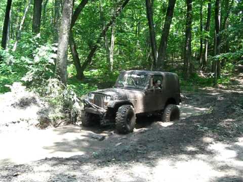 mudding jeep yj youtube