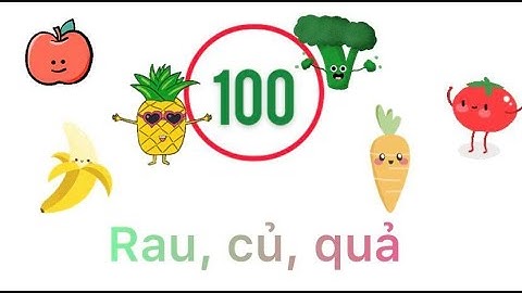 Cùng Trang học tiếng Séc - từ vựng #2  - rau, củ, quả (ovoce a zelenina)