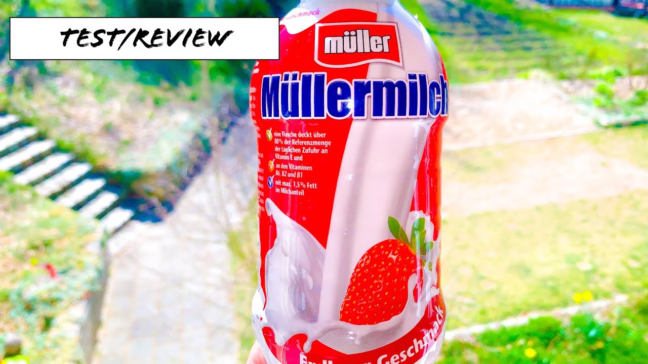 Müllermilch Erdbeer-Geschmack | FOODTEST - YouTube