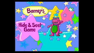 Barneys Hide & Seek Game - Sega Genesis - 1993 Eye Catch