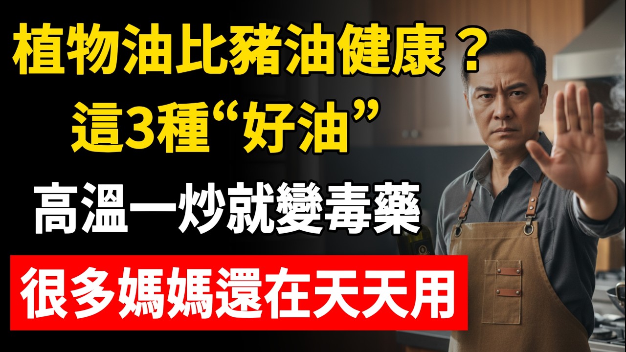 植物油比豬油健康？大錯特錯！這3種“好油”高溫一炒就變毒藥，很多媽媽還在天天用》