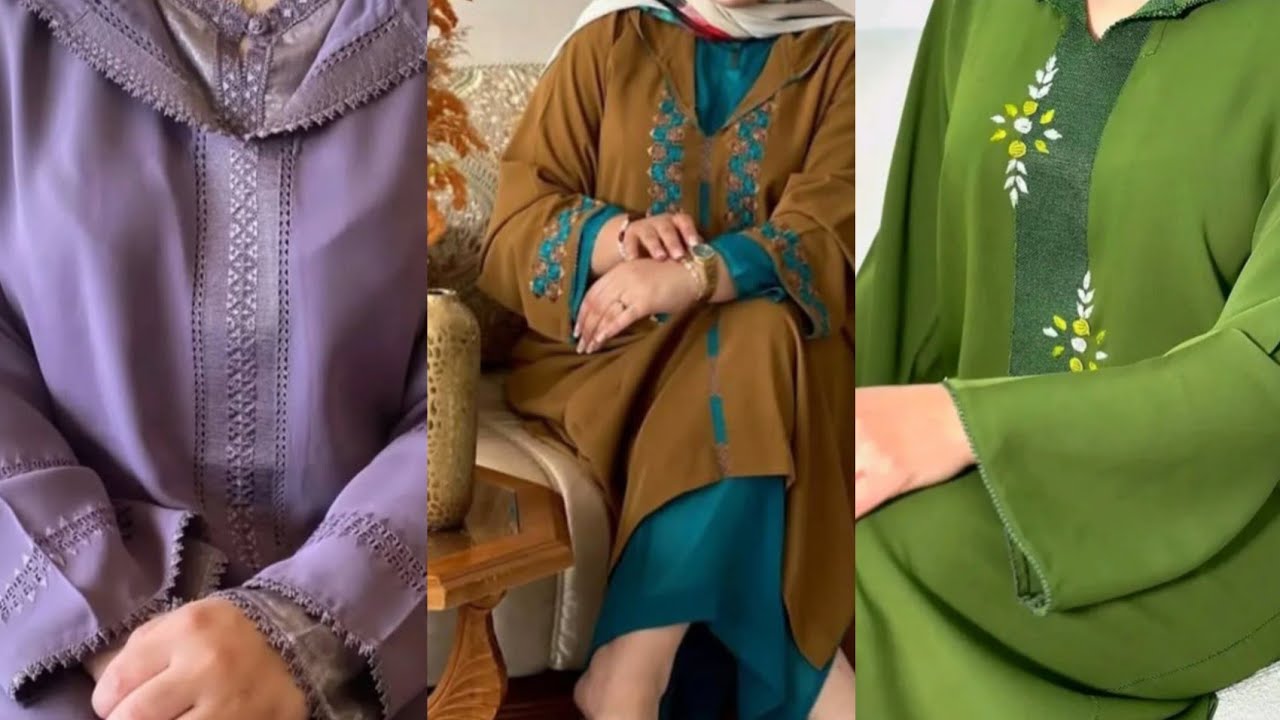 لعشاق الجلابة المغربية جبت لكم أرقى واجمل موديلات الراندة لرمضان والعيد 2025