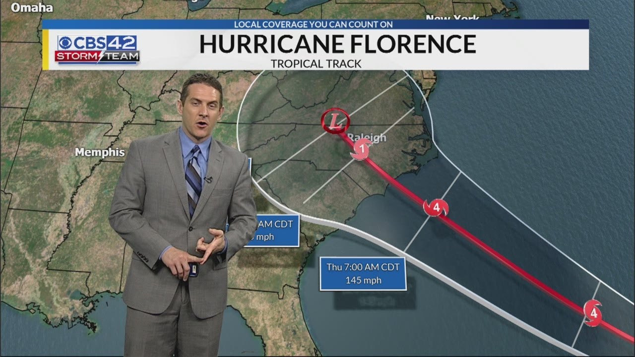 Tracking Hurricane Florence