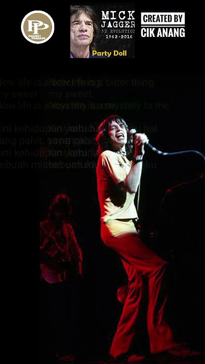 Terjemahan Lirik Lagu Rock Legendaris: 'Party Doll' (Mick Jagger)