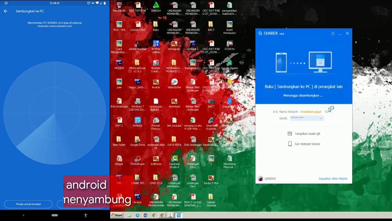 Cara Transfer File Dari Pc Ke Android Dengan Shareit Youtube